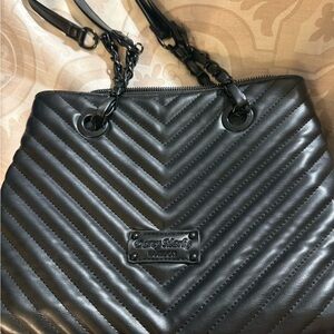 Quilted Black Bag by Darcy Marks London